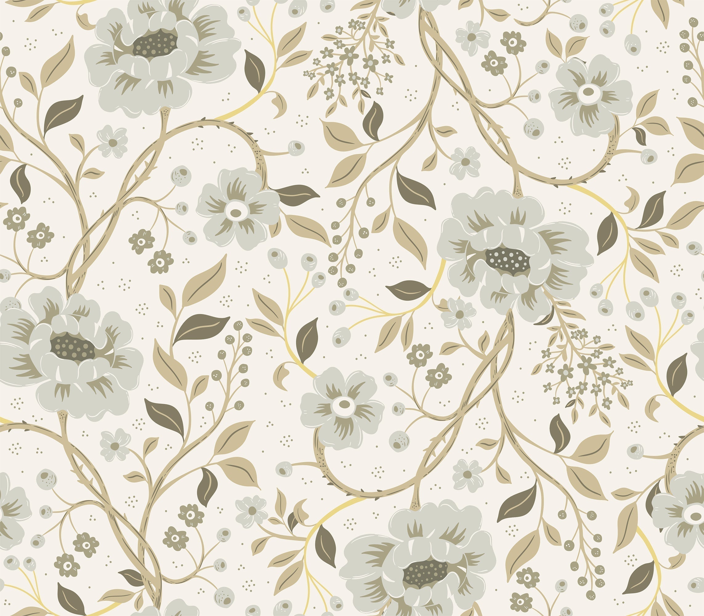 Peonies Wallpaper | Unique Flower Bloom for Elegant Interiors