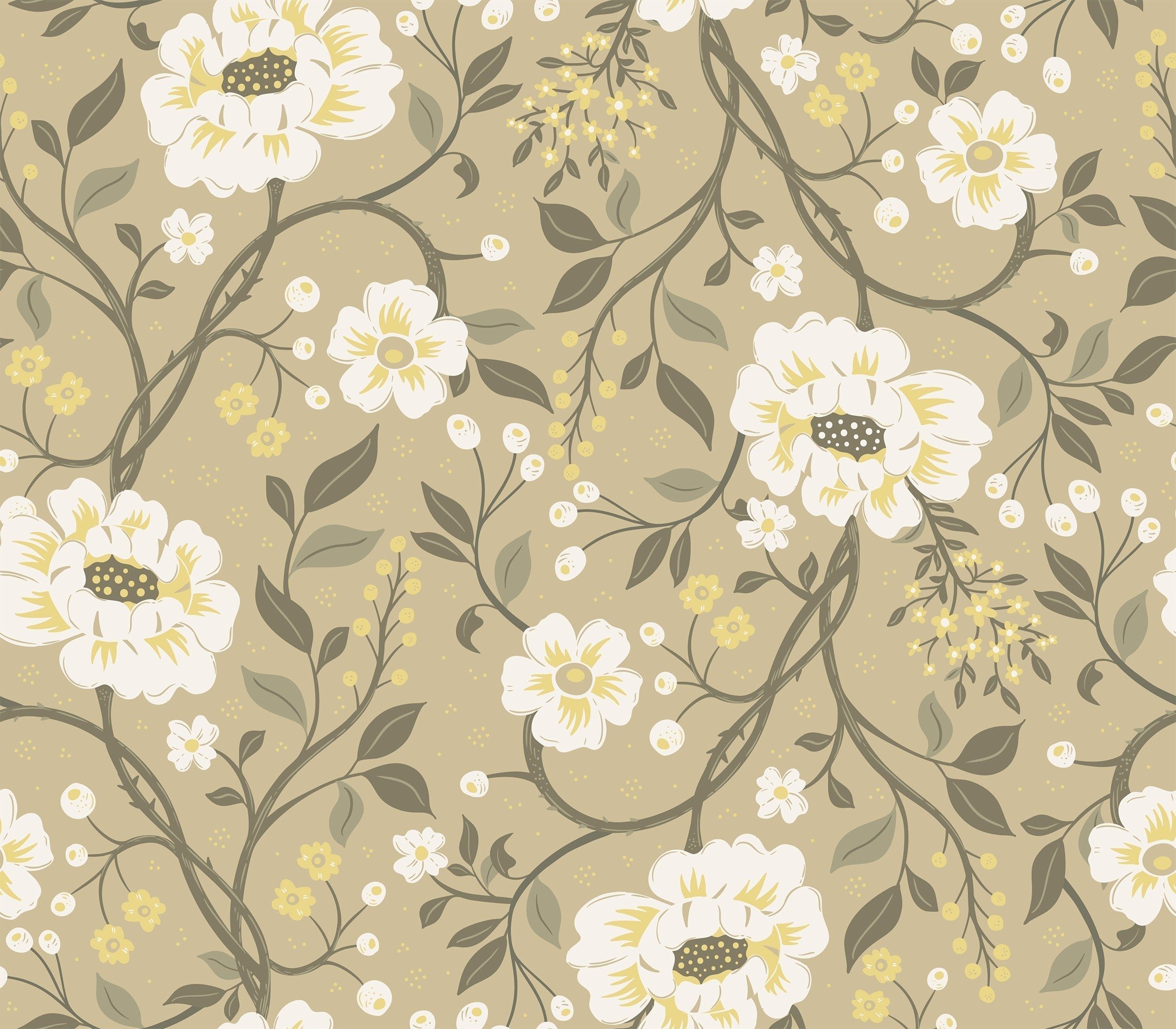 Peonies Wallpaper | Unique Flower Bloom for Elegant Interiors