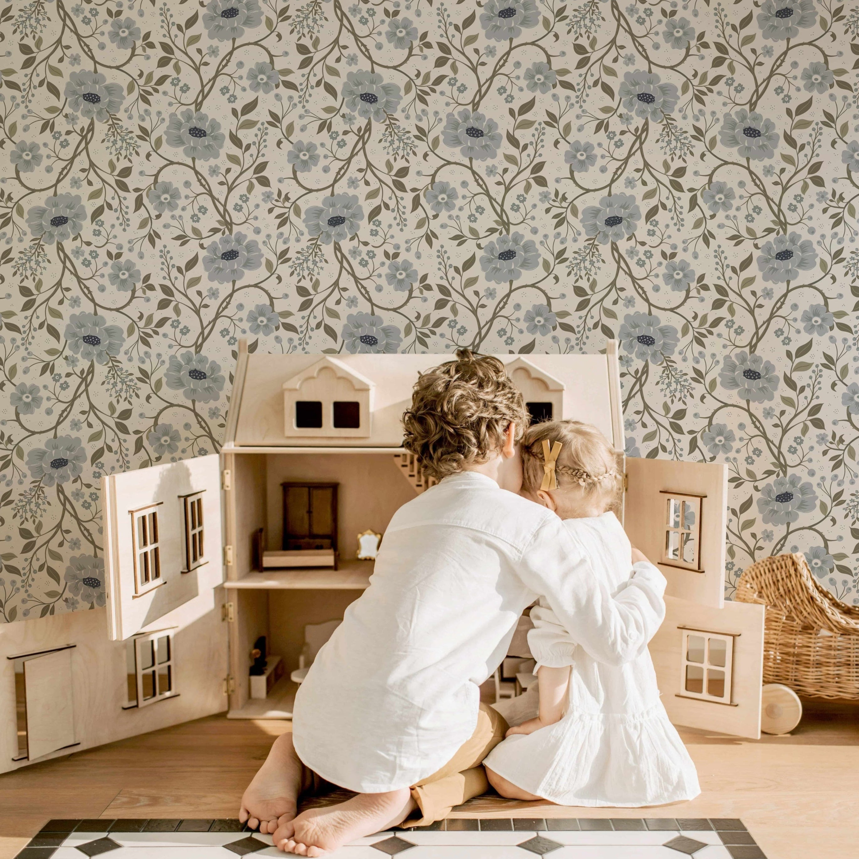 Peonies Wallpaper | Unique Flower Bloom for Elegant Interiors