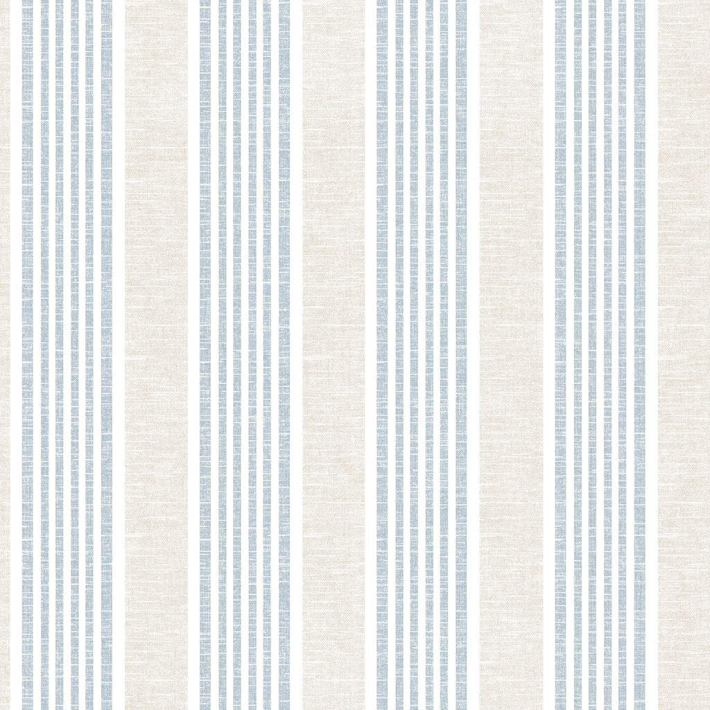 Nantucket Stripe Wallpaper - Classic Coastal Farmhouse Wallcovering