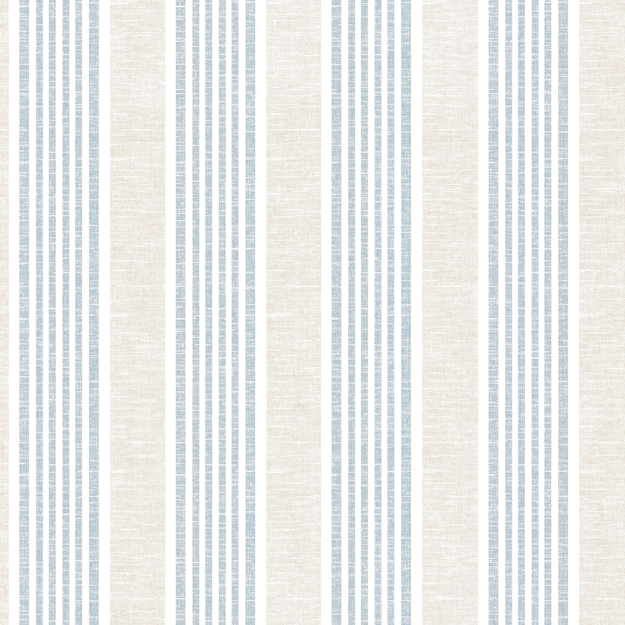 Nantucket Stripe Wallpaper - Classic Coastal Farmhouse Wallcovering