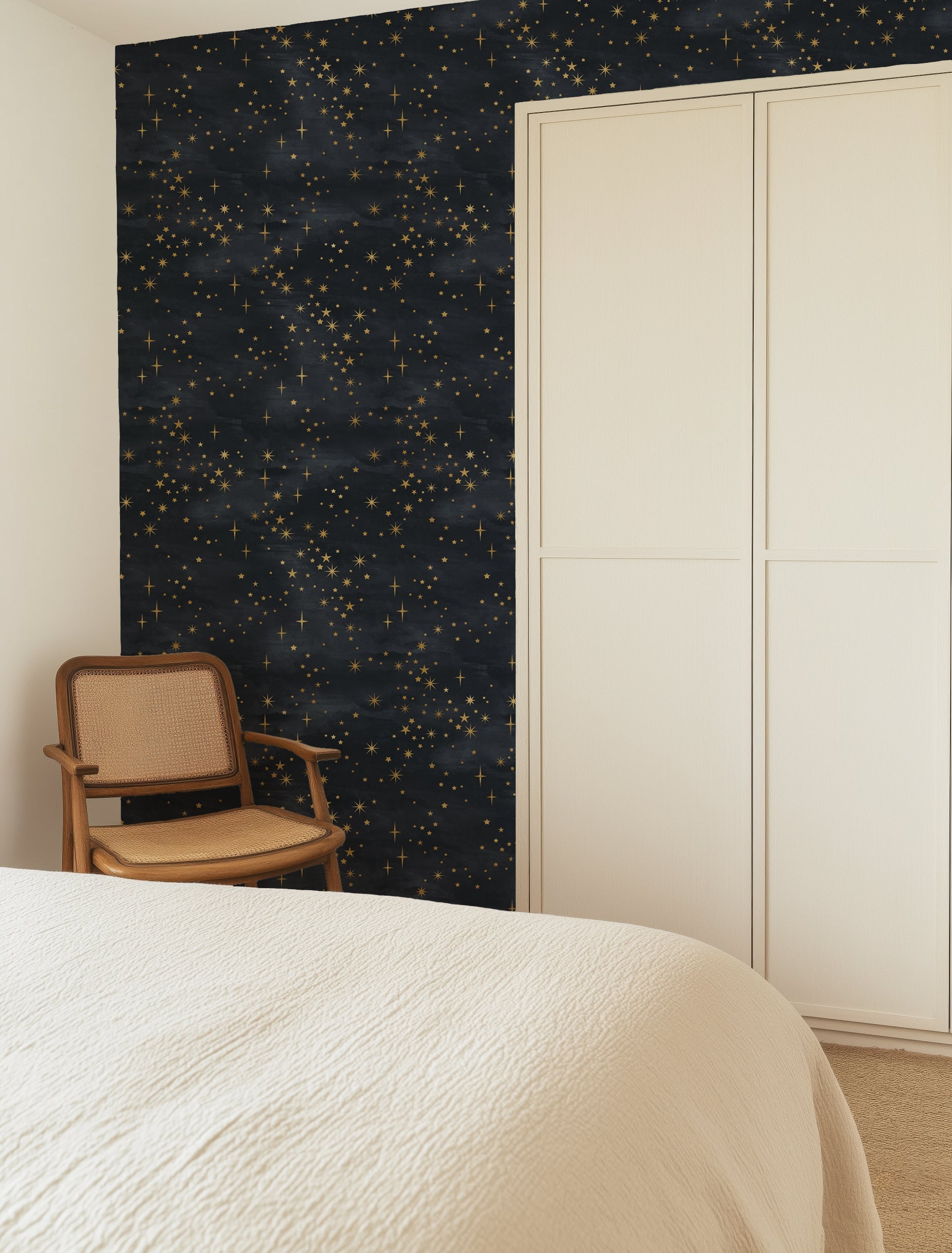 Starry Sky Pattern Wallpaper